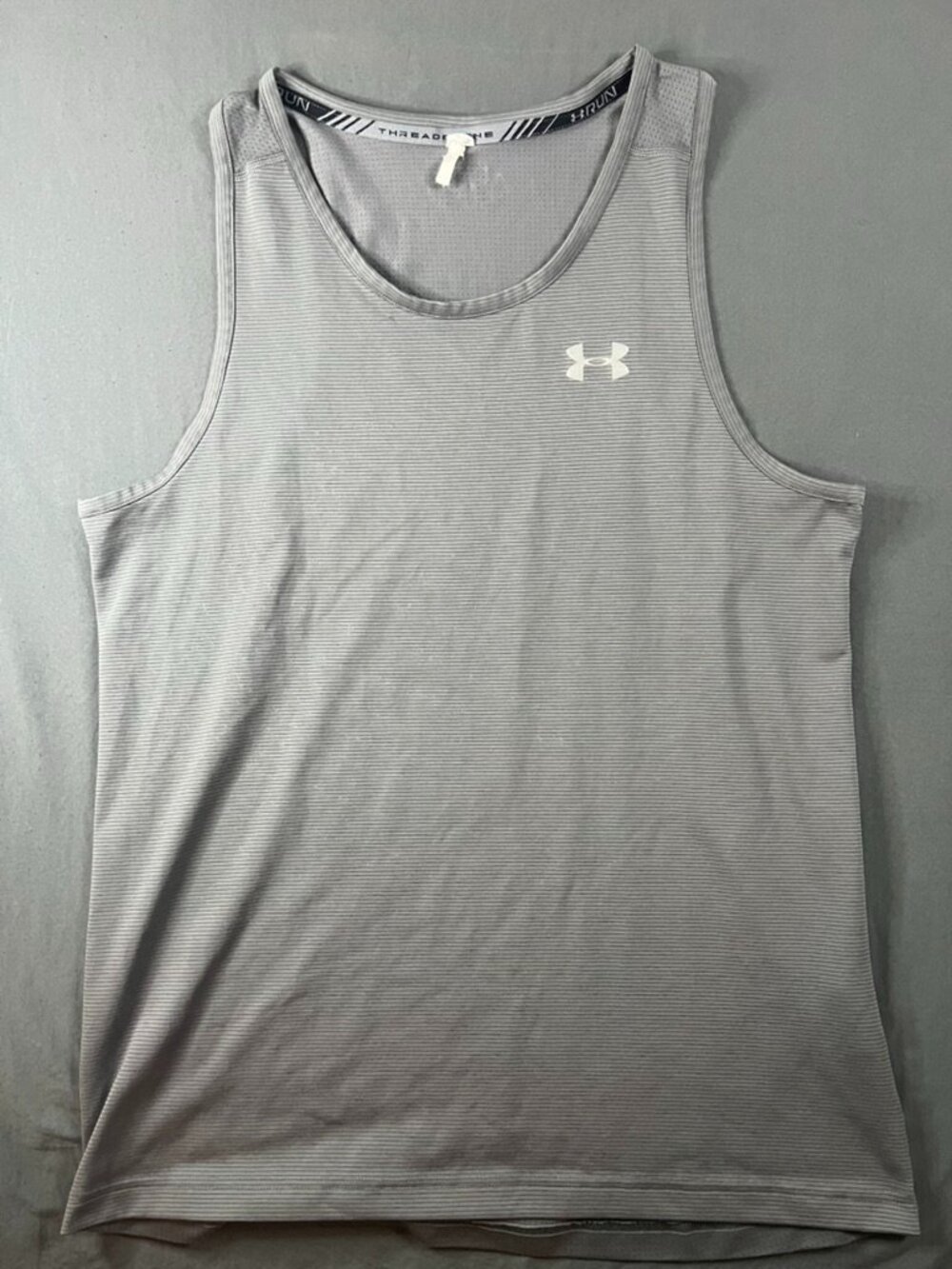 Mens UNDER ARMOUR THE TECH TANK HEATGEAR athletic fitted tank top shirt sz L Lg